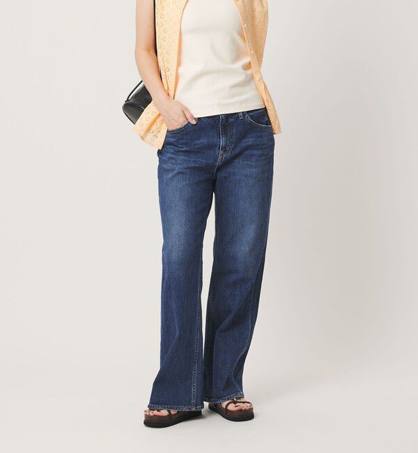 BEAUTY&YOUTH UNITED ARROWS「＜RED CARD＞Twilightフレア デニムパンツ/ロイヤル」|デニム|