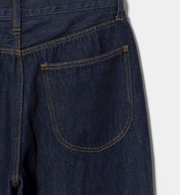 BEAUTY&YOUTH UNITED ARROWS「フリル テーパード デニムパンツ」|デニム|