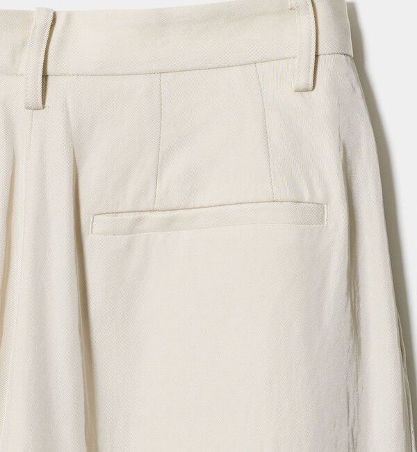 BEAUTY&YOUTH UNITED ARROWS「アセテート 2タック ワイドストレートパンツ ウォッシャブル/オフホワイト」|その他|