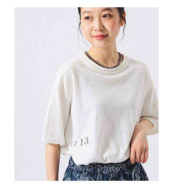 BEAMSBOY「【別注】WAREHOUSE & CO. / ステンシル13 Tシャツ」|Tシャツ・カットソー|