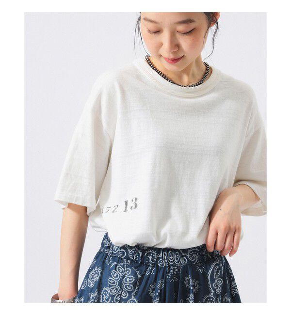 BEAMSBOY「【別注】WAREHOUSE & CO. / ステンシル13 Tシャツ」|Tシャツ・カットソー|