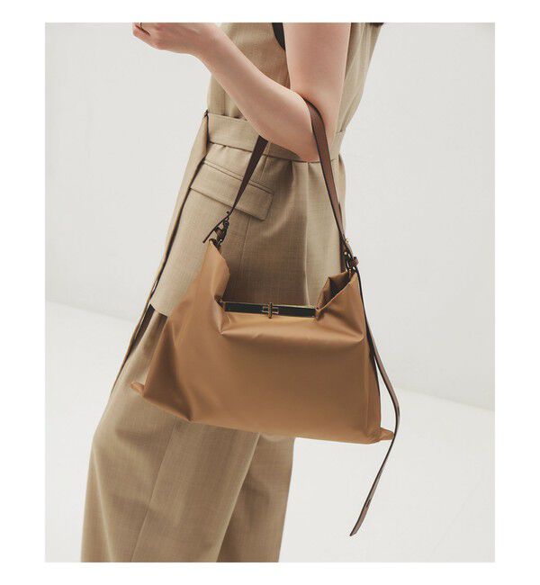 Demi-Luxe BEAMS 「SOMEWHERE STUDIO / BOARD-WIDE ナイロン バッグ」|トートバッグ|BEIGE