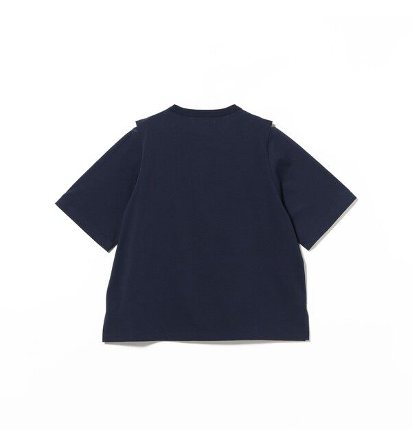 Demi-Luxe BEAMS 「ショルダー スリット Tシャツ」|Tシャツ・カットソー|