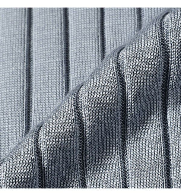 Demi-Luxe BEAMS 「SLOANE / 18ゲージ シルク クルーネック ハーフスリーブ ニット」|ニット・セーター|