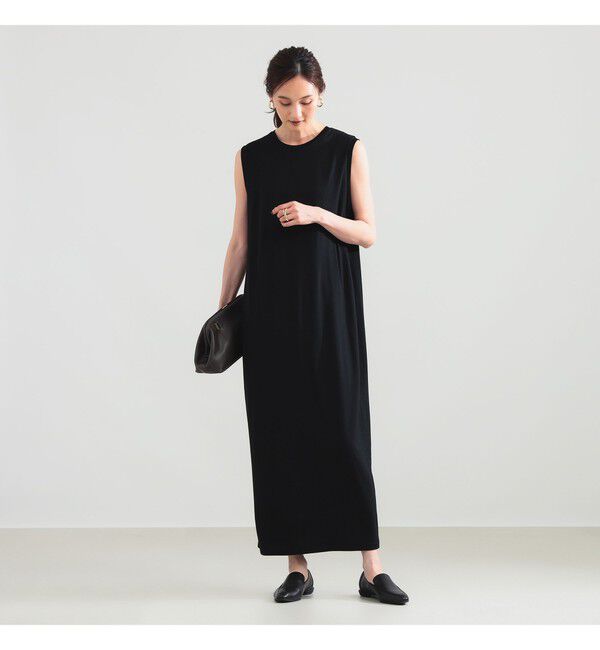 Demi-Luxe BEAMS 「ウォッシャブル ウール ノースリーブ ワンピース」|ワンピース|