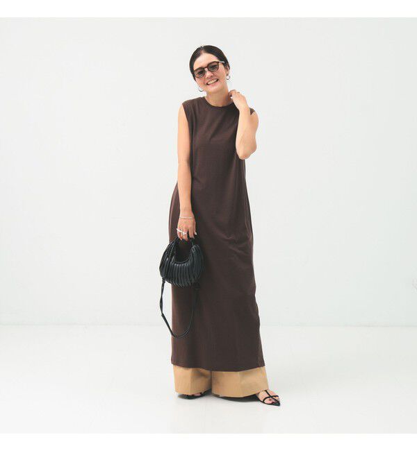 Demi-Luxe BEAMS 「ウォッシャブル ウール ノースリーブ ワンピース」|ワンピース|