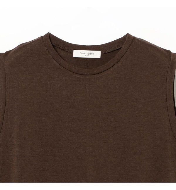 Demi-Luxe BEAMS 「ウォッシャブル ウール ノースリーブ ワンピース」|ワンピース|