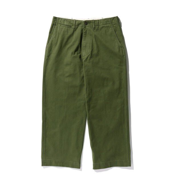 BEAMS PLUS「MIL Trousers Herringbone」|その他|OLIVE