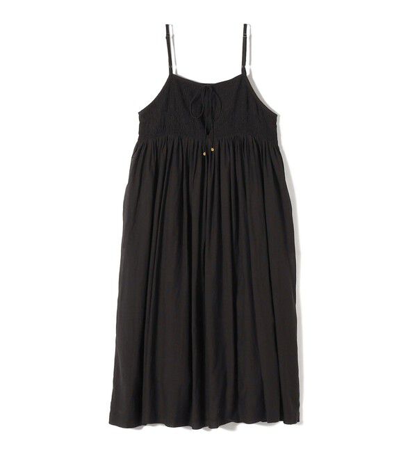 SHIPS for women「Fanaka:〈手洗い可能〉シャーリング キャミ ワンピース」|ワンピース|