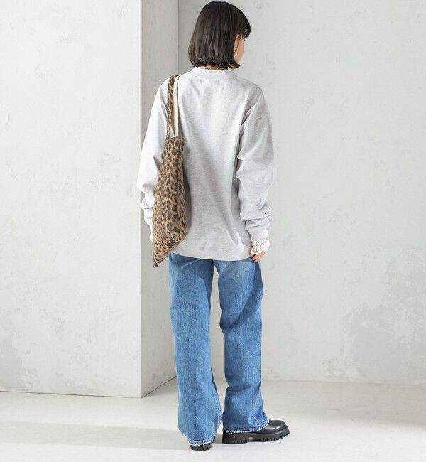 SHIPS for women「【SHIPS別注】Odub:Vネック ロゴ カーディガン」|カーディガン|