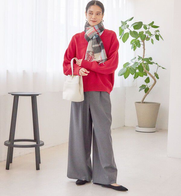 SHIPS for women「カシミヤ リバーシブル マフラー」|マフラー|