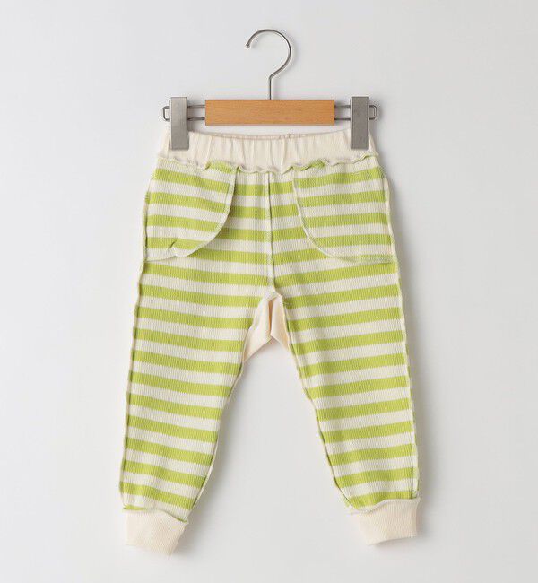 SHIPS KIDS「SHIPS KIDS:80～90cm / ベビー ボーダー パンツ」|その他ベビーウェア|