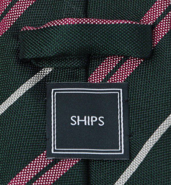 SHIPS「SHIPS: シルク ライト バスケット オルタネイト ストライプ ネクタイ」|ネクタイ・蝶ネクタイ|