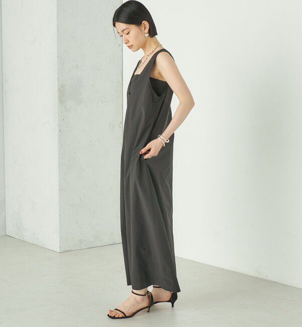 SHIPS for women「Wai＋:〈接触冷感 / 吸水速乾 / 洗濯機可能〉タイプライター コクーン ワンピース」|ワンピース|