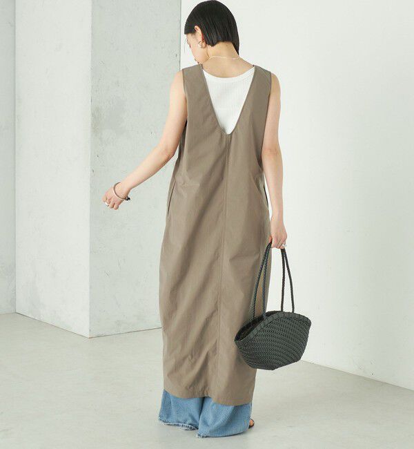 SHIPS for women「Wai＋:〈接触冷感 / 吸水速乾 / 洗濯機可能〉タイプライター コクーン ワンピース」|ワンピース|