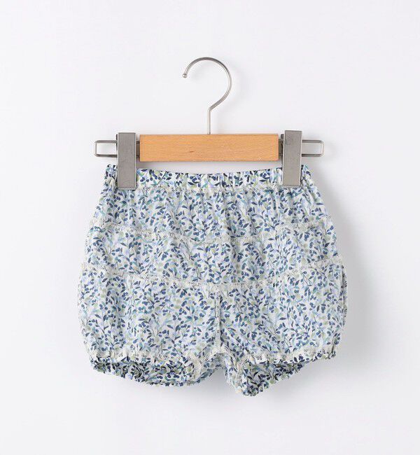 SHIPS KIDS「SHIPS KIDS:70～80cm / フラワー フリル セット ロンパース」|ロンパース|