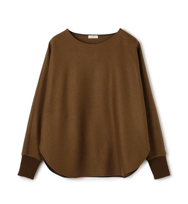 DES PRES「【一部WEB先行予約】ニットコンビネーション ボートネックプルオーバー」|Tシャツ・カットソー|47 ブラウン