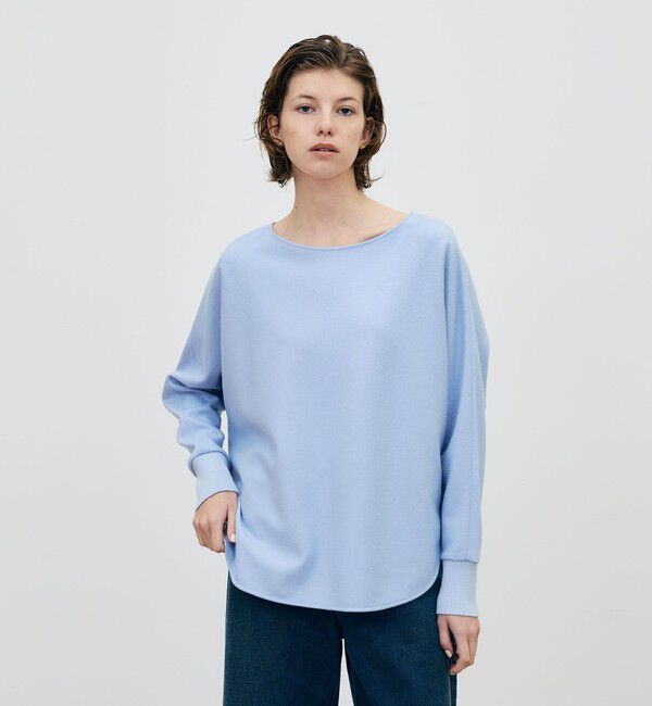 DES PRES「【一部WEB先行予約】ニットコンビネーション ボートネックプルオーバー」|Tシャツ・カットソー|