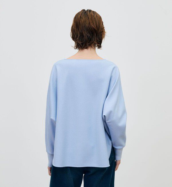 DES PRES「【一部WEB先行予約】ニットコンビネーション ボートネックプルオーバー」|Tシャツ・カットソー|