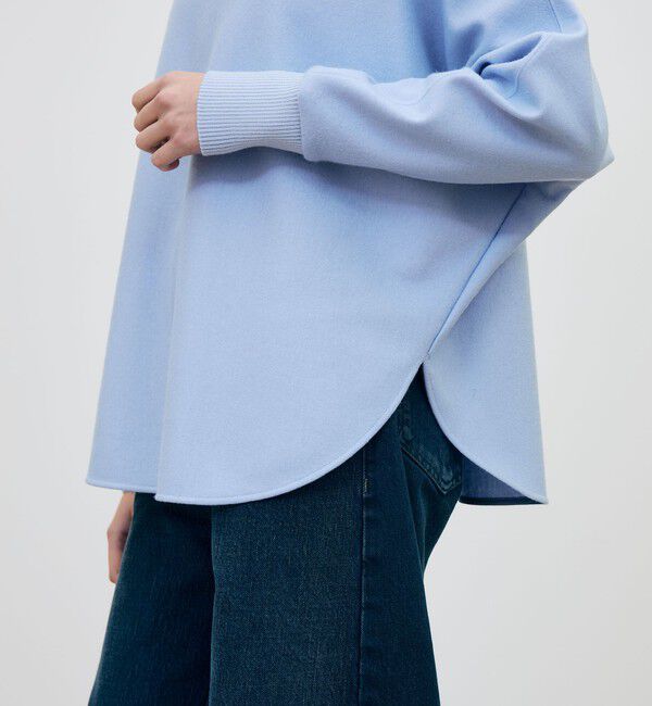 DES PRES「【一部WEB先行予約】ニットコンビネーション ボートネックプルオーバー」|Tシャツ・カットソー|