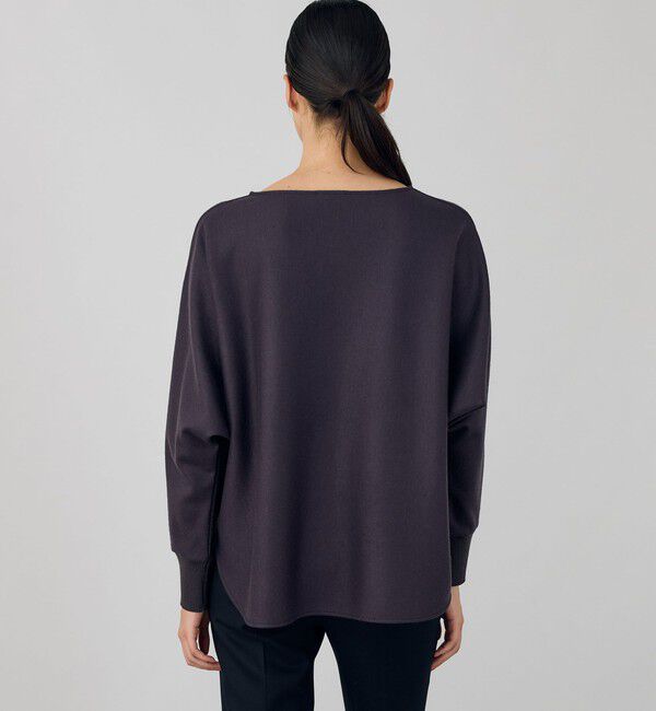 DES PRES「【一部WEB先行予約】ニットコンビネーション ボートネックプルオーバー」|Tシャツ・カットソー|