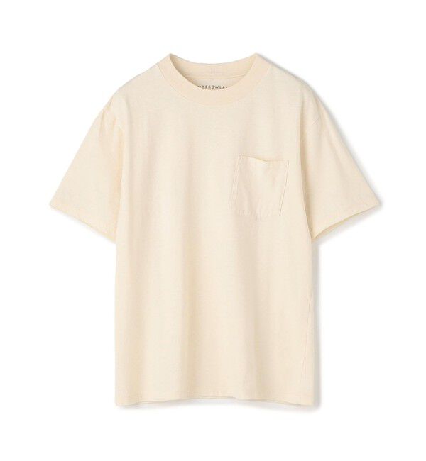 TOMORROWLAND MENS「オーガニックコットン クルー ハーフスリーブカットソー」|Tシャツ・カットソー|11 オフホワイト