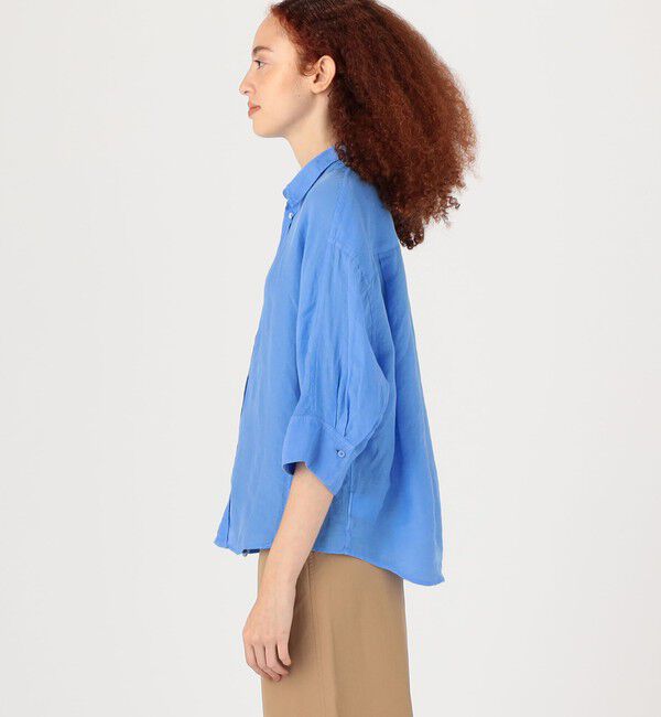 MACPHEE「リネンラミーソリッド ドルマンスリーブシャツ」|シャツ・ブラウス|