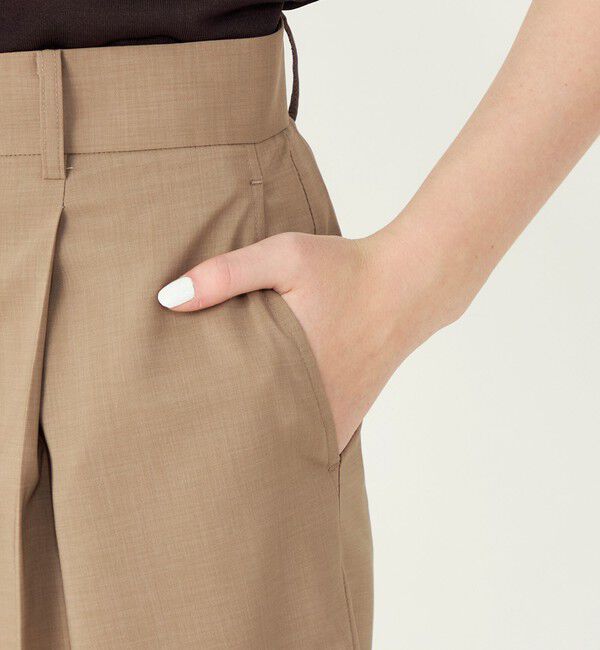 Ballsey「ポリエステルツイル ハーフクロップドパンツ」|その他|