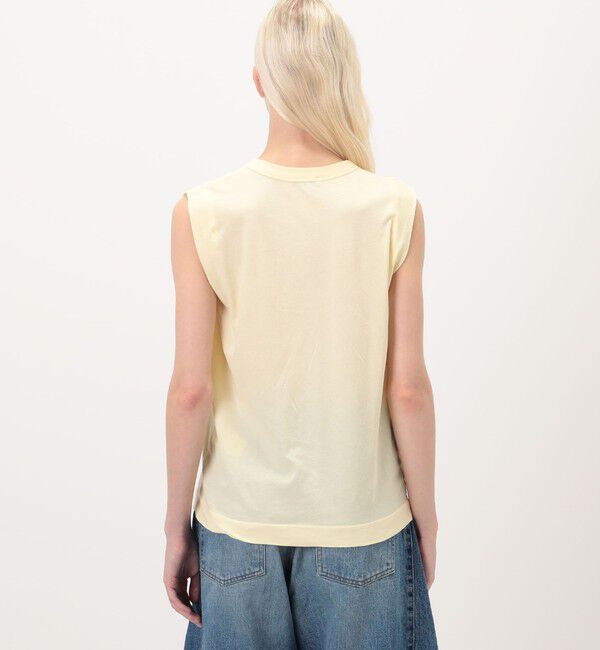 TOMORROWLAND BUYING WEAR「ATON FRESCA SINGLE JERSEY ノースリーブプルオーバー」|タンクトップ|
