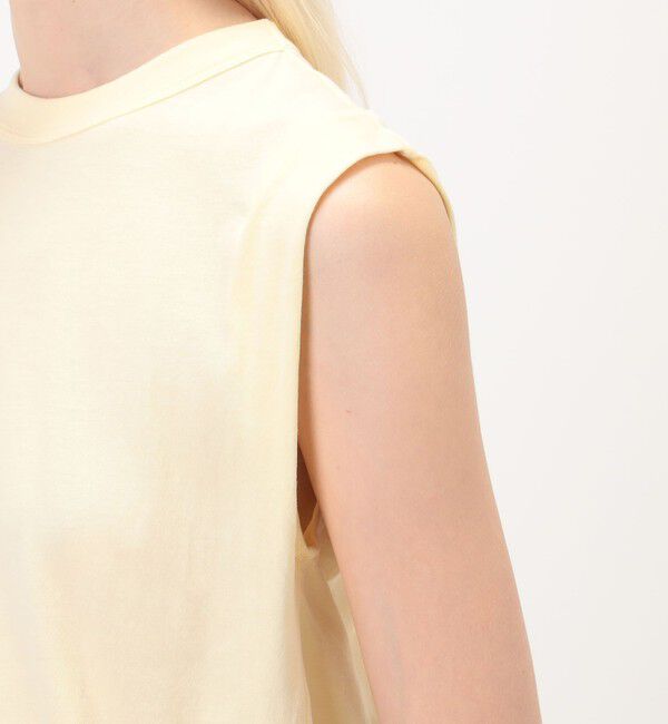 TOMORROWLAND BUYING WEAR「ATON FRESCA SINGLE JERSEY ノースリーブプルオーバー」|タンクトップ|