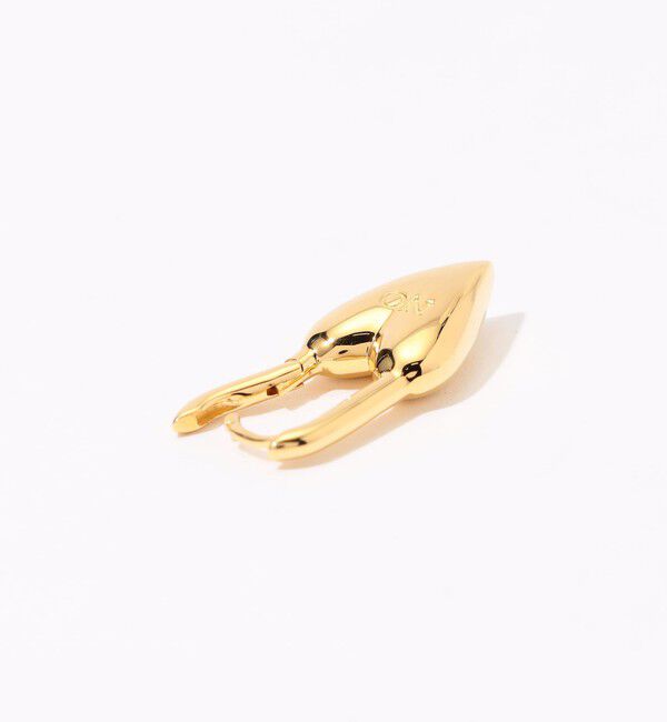 TOMORROWLAND GOODS「avgvst Yes-No Heart Lock ゴールド 片耳ピアス」|ピアス|