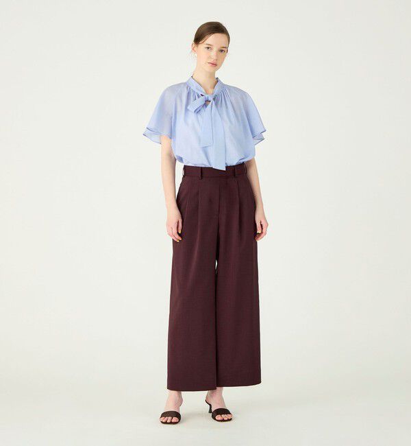 Ballsey「クールローン フリルボウタイブラウス」|シャツ・ブラウス|