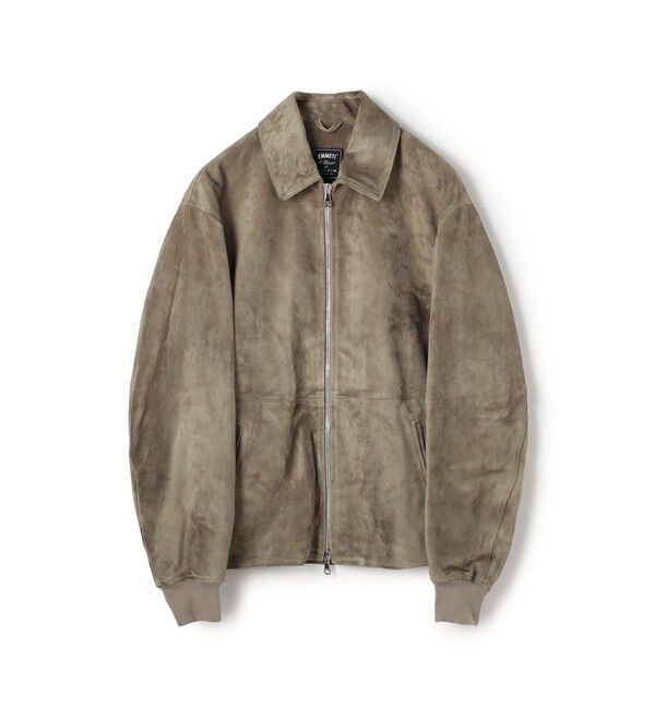 TOMORROWLAND MENS「【別注】EMMETI JETI ラムスエード ジップアップブルゾン」|ブルゾン・スタジャン|43 グレージュ