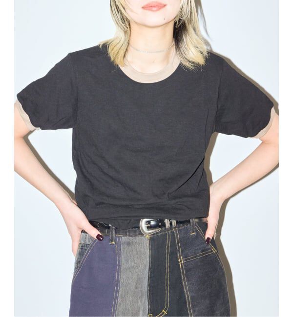  「[THE MOOD]リンガーTEE2」|Tシャツ・カットソー|ブラック