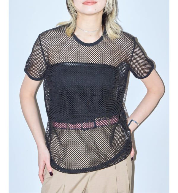  「MESH Tシャツ」|Tシャツ・カットソー|ブラック
