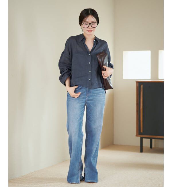 Plage「《追加》RAMIE LYOCELL CROPPED シャツ」|シャツ・ブラウス|