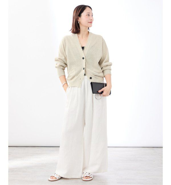VERMEIL par iena「《手洗い可》トリアセリネン リラックスパンツ」|その他|