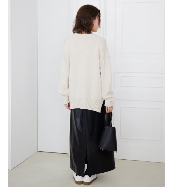 SLOBE IENA「《WEB限定/追加》バルキーコットンプルオーバー」|ニット・セーター|