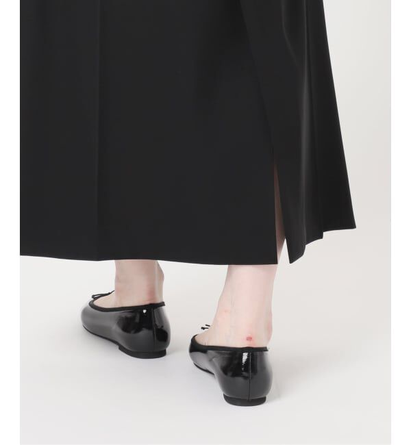 IENA「《予約/防シワ》レザーベルトセットクリーススカート」|スカート|