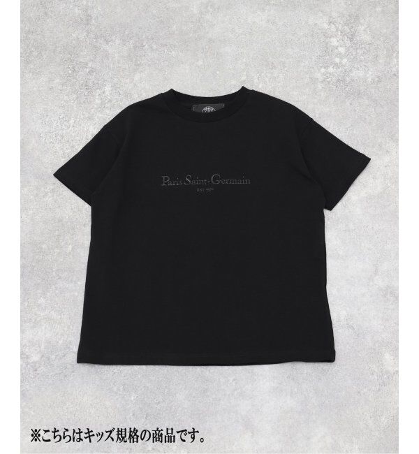 Paris Saint-Germain「【Paris Saint-Germain】 JP LAYER LOGO TEE KIDS ※キッズサイズ」|その他ベビーウェア|ブラック