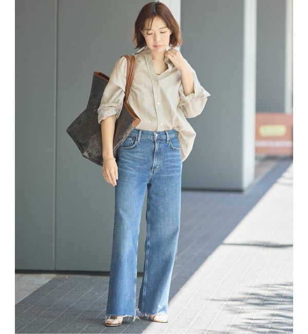journal standard L'essage「ヨーロピアンフラックス2WAYシャツ」|シャツ・ブラウス|