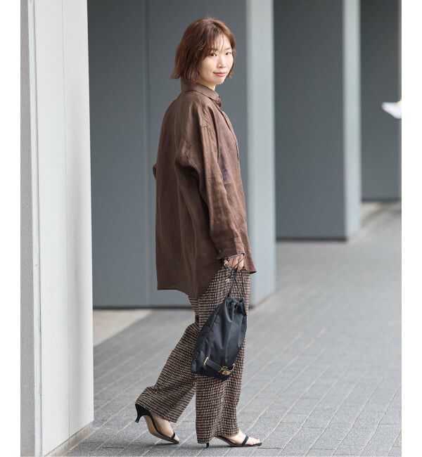 journal standard L'essage「ヨーロピアンフラックス2WAYシャツ」|シャツ・ブラウス|