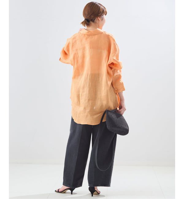 journal standard L'essage「ヨーロピアンフラックス2WAYシャツ」|シャツ・ブラウス|