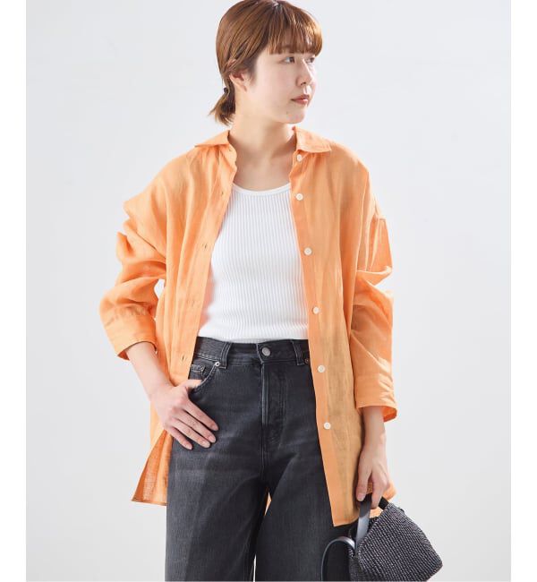 journal standard L'essage「ヨーロピアンフラックス2WAYシャツ」|シャツ・ブラウス|