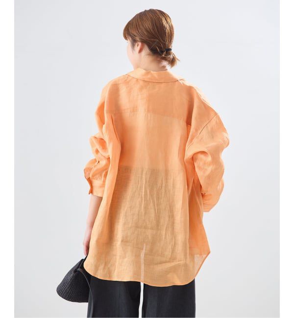journal standard L'essage「ヨーロピアンフラックス2WAYシャツ」|シャツ・ブラウス|