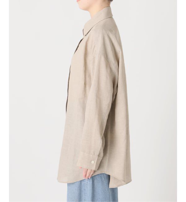 journal standard L'essage「ヨーロピアンフラックス2WAYシャツ」|シャツ・ブラウス|