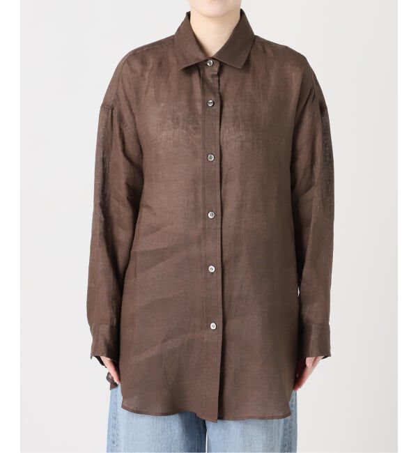 journal standard L'essage「ヨーロピアンフラックス2WAYシャツ」|シャツ・ブラウス|