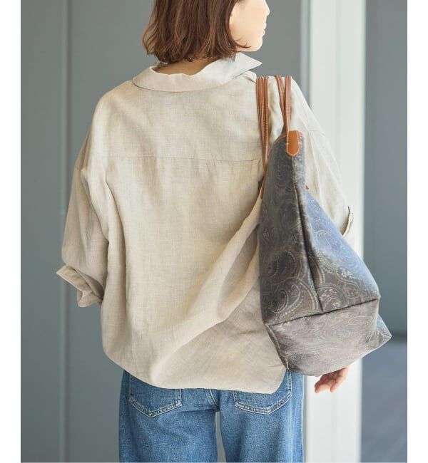 journal standard L'essage「ヨーロピアンフラックス2WAYシャツ」|シャツ・ブラウス|