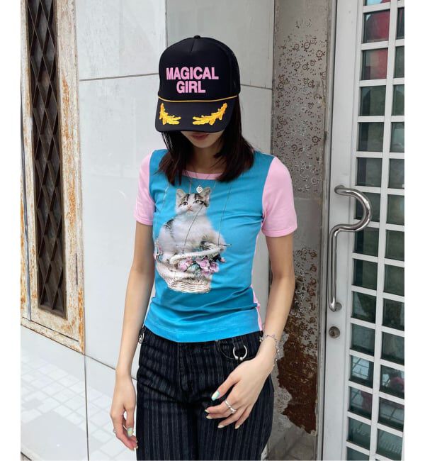 Oriens JOURNAL STANDARD「【Ashley Williams】 BABY TEE（ブルー）」|Tシャツ・カットソー|