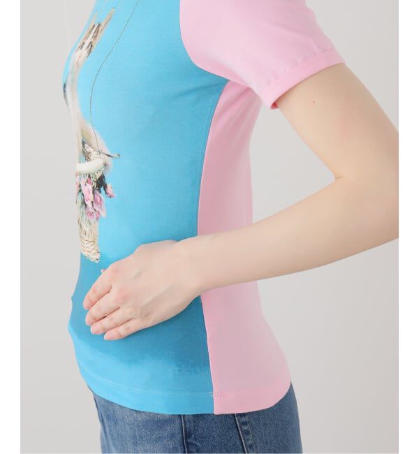Oriens JOURNAL STANDARD「【Ashley Williams】 BABY TEE（ブルー）」|Tシャツ・カットソー|